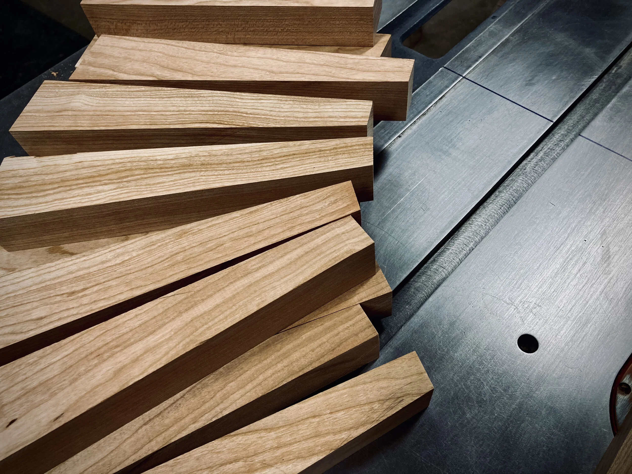 Parts must all be identical requiring many 'jigs' used in repeated cuts.