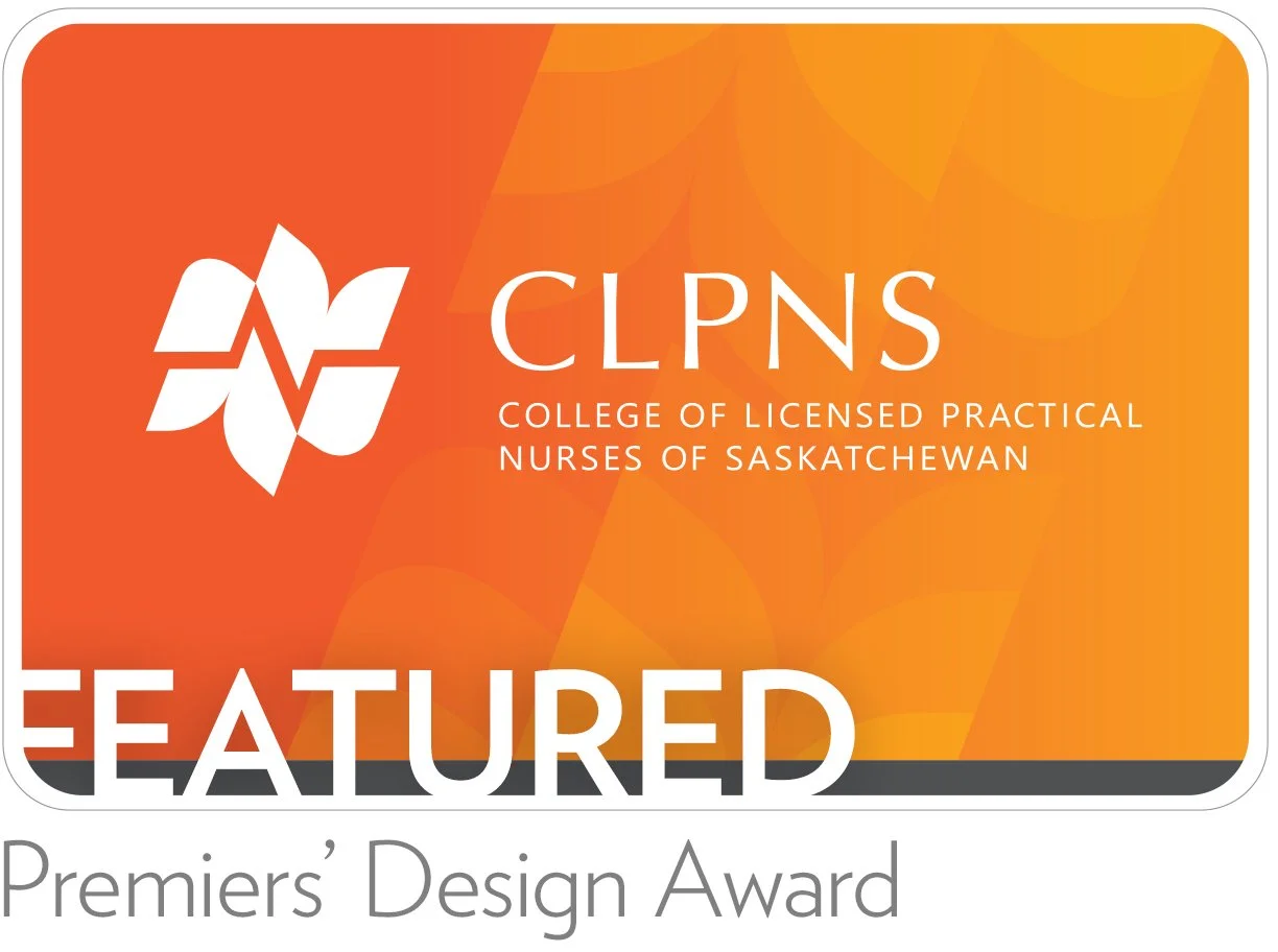 Congratulations to the College of Licensed Practical Nurses of Saskatchewan for being recognized with a Premier's Award for Excellence in Design for your new branding program!